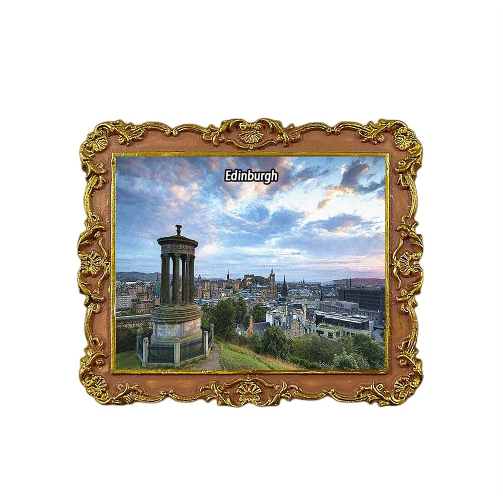 Edinburgh Scotland UK Refrigerator Magnet 3D Travel Souvenir Fridge Decoration Magnetic Sticker Craft Collection