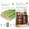 Bamboo Shoe Storage Cabinet Organizer for Entryway with Shutter Doors, Modern Free Standing Shoe Racks Storage Organizer for Closet, Living Room, Bedroom Wooden Entryway Shoes Storage Tall Cabinet (C view 3