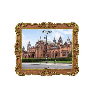 Glasgow Scotland UK Refrigerator Magnet 3D Travel Souvenir Fridge Decoration Magnetic Sticker Craft Collection
