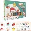 DIY Crystal Paint Arts and Crafts Set - 24PCS Diverse Style Theme Creative Painting Eco-Friendly, Unique Halloween Xmas Gift for Kids & Adults (Christmas Gift) view 1