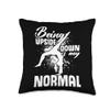 Being Upside Down Is My Normal Gymnastics Gymnast Handstand Throw Pillow view 1