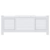 loibinfen White Radiator Cover MDF Heater Cover Cabinet Shelf Household Appliance Heating Accessories, Living Room Furniture Decor, 80.7"x8.1"x32.1"/Horizontal Style -AA view 4