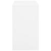 loibinfen Metal Storage Cabinet with 2 Doors and 1 Adjustable Shelf, White Steel Office Cabinet Metal Cabinet for Home,Office Garage,Warehouse 35.4"x15.7"x27.6"(Style J) -AA view 3