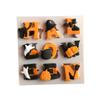ABOOFAN Halloween Cake Witch Ghost Pumpkin Letters Silicone Fondant 2pcs Light Grey Easy to Use Clean view 1