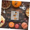 ABOOFAN Halloween Cake Witch Ghost Pumpkin Letters Silicone Fondant 2pcs Light Grey Easy to Use Clean view 3