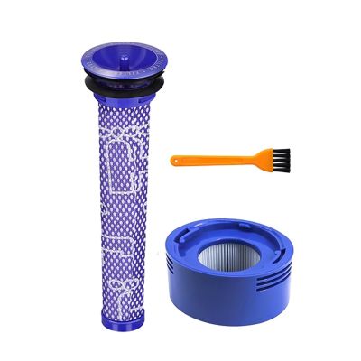Compatible for Dyson V7 V8 Cordless Vacuum Cleaners Accessories Replacement Part Pre Filter HEPA Post-Filters (Color : 2 pcs)