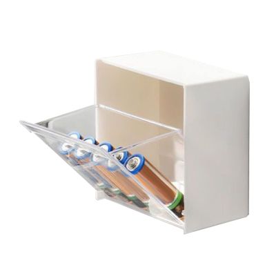 Bathroom Wall Mounted Storage Box Cosmetic Cotton Powder Puff Makeup Remover Cotton Hair Band Cotton Swab Stick Hair Accessories Storage Box