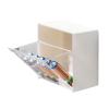 Bathroom Wall Mounted Storage Box Cosmetic Cotton Powder Puff Makeup Remover Cotton Hair Band Cotton Swab Stick Hair Accessories Storage Box view 1