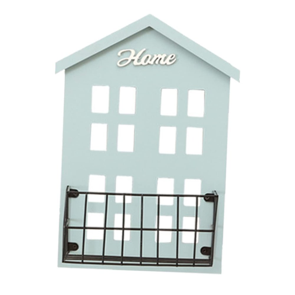 IMIKEYA Wall Rack Storage Grill Basket Fashion Storage Basket Creative Storage Holder Decorative Storage Rack Key Rack for Wall