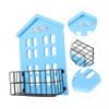IMIKEYA Wall Rack Storage Grill Basket Fashion Storage Basket Creative Storage Holder Decorative Storage Rack Key Rack for Wall view 4