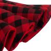36/48/54 Inches Christmas Tree Skirt, Check Plaid Tree Skirt Red and Black Plaid Tree Skirt Farmhouse Christmas Tree Skirts for Xmas Decoration New Year Party Supply view 3