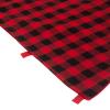 36/48/54 Inches Christmas Tree Skirt, Check Plaid Tree Skirt Red and Black Plaid Tree Skirt Farmhouse Christmas Tree Skirts for Xmas Decoration New Year Party Supply view 4