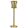 Champagne Bucket with Stand,Ice Bucket with Stand Stainless Steel Bucket Wine Chiller On Stand 12Lb Hammered Tall Ice Bucket Stand for Party Bar Ktv Bbq Home,3ft (gold, 1 pack) view 1