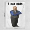 BionZax Bertram I Eat Kids Vertical Wall Tapestry for Bedroom, College Dorm Or Living Room 30"x40", Funny Meme Tapestries Hanging for Home Decor Gifts view 2