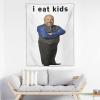 BionZax Bertram I Eat Kids Vertical Wall Tapestry for Bedroom, College Dorm Or Living Room 30"x40", Funny Meme Tapestries Hanging for Home Decor Gifts view 3
