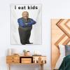 BionZax Bertram I Eat Kids Vertical Wall Tapestry for Bedroom, College Dorm Or Living Room 30"x40", Funny Meme Tapestries Hanging for Home Decor Gifts view 4