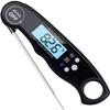 KouRy Meat ThermometerBest Waterproof Ultra Fast Thermometer with Backlight & CalibrationDigital Food Thermometer for Kitchen, Outdoor Cooking, BBQ and Grill (Colour: Black) (Color : Black) view 1