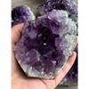 Deep Purple Amethyst Cluster from Uruguayan, Amethyst Geode, Raw Amethyst (4-5 lbs) view 1