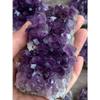 Deep Purple Amethyst Cluster from Uruguayan, Amethyst Geode, Raw Amethyst (4-5 lbs) view 2