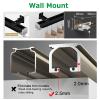 Ceiling Curtain Track, Aluminium Alloy Straight Track Curtain Track, Room Divider Curtain Rod, Hospital Ceiling Track For Curtains, For RV, Bay Window, Room Divider ( Color : Champagne (Side Mount) , view 3