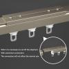 Ceiling Curtain Track, Aluminium Alloy Straight Track Curtain Track, Room Divider Curtain Rod, Hospital Ceiling Track For Curtains, For RV, Bay Window, Room Divider ( Color : Champagne (Side Mount) , view 4