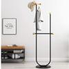 CIRONI Coat Stand Iron Coat RackMultifunction Marble Base Hanger Organizer Hook Stand for Purse Handbag Bedroom Clothes Storage Rack Decoration Easy Assembly view 4