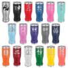 Customized Polar Camel 14 oz. Pilsner w/Clear Lid Personalized With Your Text (Black) view 4