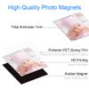 LEECUM Custom Fridge Magnet Square Photo Refrigerator Magnets Office Kitchen School Metal Locker Toolbox Decoration Square 1Pcs (4 inch) view 4