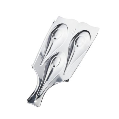 HOMSFOU 3 Kitchen Utensil Rest Spoon Rests for Kitchen Spoon Holder Stainless Steel Small Tools