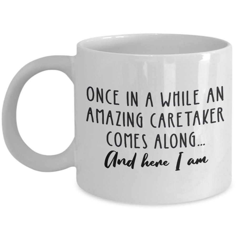 Caretaker Coffee Mug, Caretaker Compassion Mug, Supportive Caretaker Gift, Caretaker's Essential Mug, Birthday Christmas Gift Idea (11oz)