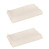 HOMSFOU 2pcs Cotton Proofing Cloth, Reusable Baking Cloth for French Bread, Baguettes, Loaves, Dough, 17.71 X 14.17 Inch view 1