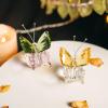 DGSTOREUK Figurine Papillon En Cristal Avec Base En Boule, 2 Pices, Figurines  Collectionner En Cristaux Pour Dcoration De Maison, Cadeau D'anniversaire,GS2209100 view 2