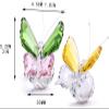 DGSTOREUK Figurine Papillon En Cristal Avec Base En Boule, 2 Pices, Figurines  Collectionner En Cristaux Pour Dcoration De Maison, Cadeau D'anniversaire,GS2209100 view 3