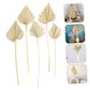 ABOOFAN 5pcs Palm Dried Palm Leaves Decor s for Sunday Leaf Branch Dried Leaves for Sunday Faux Plant s Dried Flowers Tropical Plants view 3