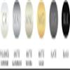 TAG Hardware 1 Pair Wardrobe Tube Closet Concave Shaped End Support Flanges (Matte Nickel) view 3