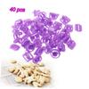 EXCEART 80pcs DIY Alphabet Cookie Cutters Plastic Biscuit Mould Cookie Cutters for Fondant Cake Decorations view 4