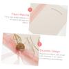 STOBOK 2pcs Ribbon Oath Cards for Weddings Elegant Vow Books Pretty Like Ribbon for Marriage Ceremonies Banquets and Special Events Dusty and Cappuccino Gray view 3