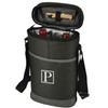 Picnic at Ascot Personalized Monogrammed Insulated 2 Bottle Travel Wine Tote with Corkscrew & Shoulder Strap -Designed & Assembled in The USA view 1