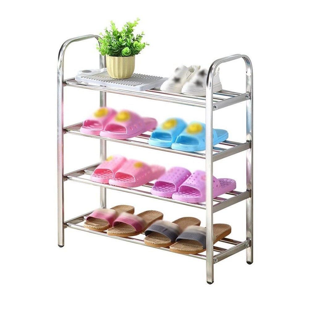 GRFIT Entryway Shoe Rack Shoe Rack Stainless Steel Shoe Shelf Shoe Storage Organizer for Entryway Bedroom Living Room Hallway Multi-Layer Shoe Storage Rack Shoe Cabinet Shoe Organizer