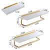 BAHELS Space Aluminum Wall-Mounted Bathroom Organizer Storage Rack, Shower Caddy Bathroom Accessories (Color : 30CM) view 2
