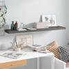 WEHUOSIF Floating Wall Shelf High Gloss Gray,Display Shelf,Storage Shelf,Bedroom Wall Shelf,Photo Wall Shelf,Flower Shelf,Toys Shelf,for Restaurant,Kitchen,Bar,Home,47.2"x9.3"x1.5" MDF view 1