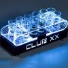 BABLO 12/24 Cup Holes Wine Glass Holder Lighted Wine Glass Display Metal Base for Restaurants, Parties, and Commercial Bar Countertops - No Cup (Size : 12 Cup Holes) view 1