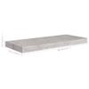 WEHUOSIF Floating Wall Shelf Concrete Gray,Display Shelf,Storage Shelf,Bedroom Wall Shelf,Photo Wall Shelf,Flower Shelf,Toys Shelf,for Restaurant,Kitchen,Bar,Home,23.6"x9.3"x1.5" MDF view 2