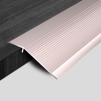 Floor Transition Strip, Threshold Strip For Laminate, Aluminum Floor Transition Threshold Strip, Floor Transition Strips Metal, For Wood Laminate Joint Gap ( Color : Purple gold , Size : 90*10cm )