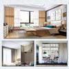 LTSRLL Curtain Rod Heavy Duty Curtain Pole, Single/Double Aluminium Curtain Rail Set, with Complete Kits, Available in Seven Colors(Color:Gold,Size:A-2.4m(1.2m*2)) view 2