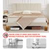 ANNKUT Bed Furniture Risers 4 Inch, Heavy Duty Furniture Elevator in Heights of 1.5, 3 or 4 Inch Square Raising Blocks for Bed, Couch, Desk, Sofa, Tables,Support Up to 1,300 Lbs (4 Pack-Brown) view 4