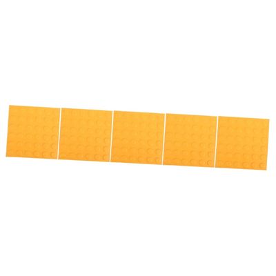 Healifty 5pcs Paving Sidewalk Boards Tactile Paving Tiles Street Blind Boards Sidewalk Boards for Pathway Garden Paver Tiles Paving Blind Bricks Patio Blind Boards PVC Paving Bricks Floor