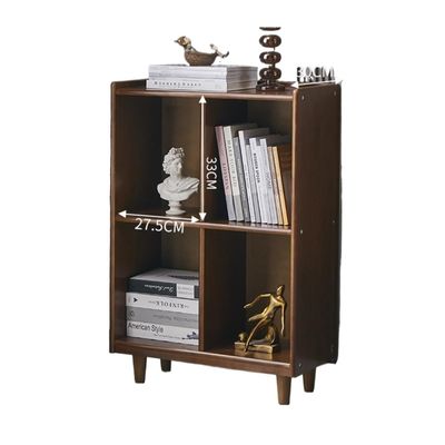 KIRANDY Solid Wood Floor-Standing Bookshelf, Simple Storage Combo, Ideal for Living Room (Color : 4 Grid 60x30x93cm C)