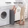 Japanese Style Covered Dirty Clothes, Household Light Luxury Dirty Clothes Basket, Toys and Sundries Large Capacity Storage Bucket view 2