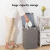 Japanese Style Covered Dirty Clothes, Household Light Luxury Dirty Clothes Basket, Toys and Sundries Large Capacity Storage Bucket view 3